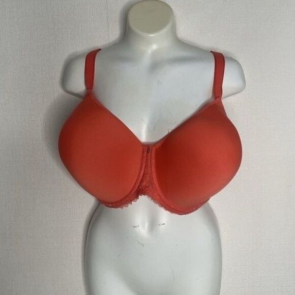 NWT Freya Signature Moulded Spacer Full Coverage Bra Women Size 34J Red Chilli - Picture 1 of 11